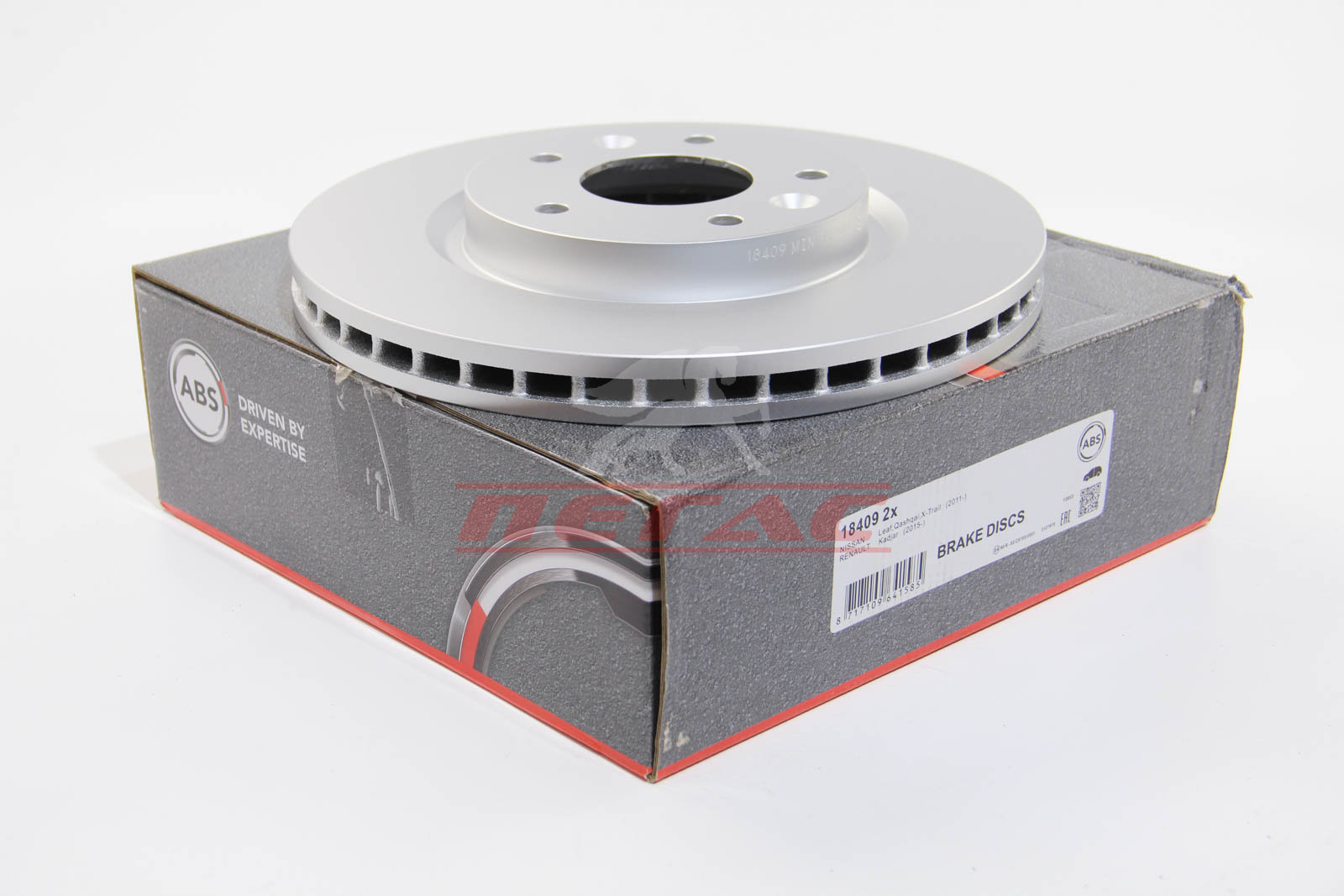 Гальмівний диск перед. Qashqai II X-Trail Leaf Kadjar 10- (296x26)