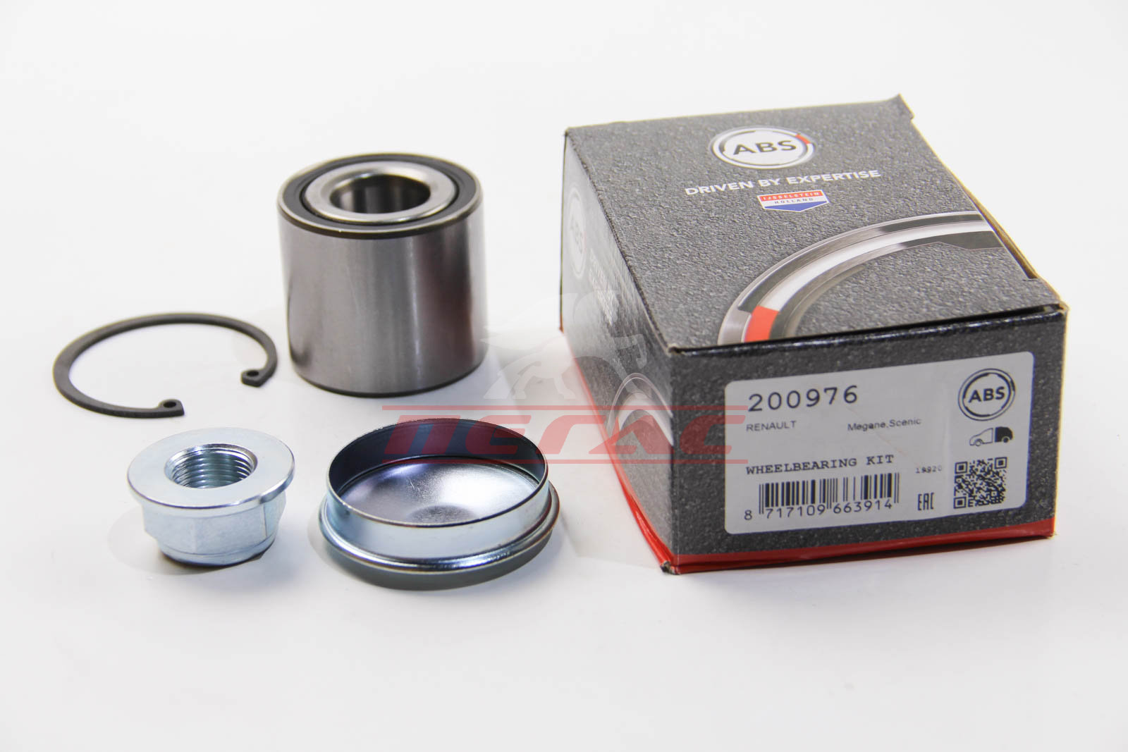 Підшипник маточини задн. Renault Megane Scenic 05-