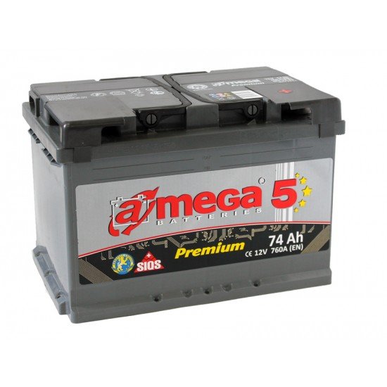 Акумулятор 74Ah 790A ЕВРО Premium