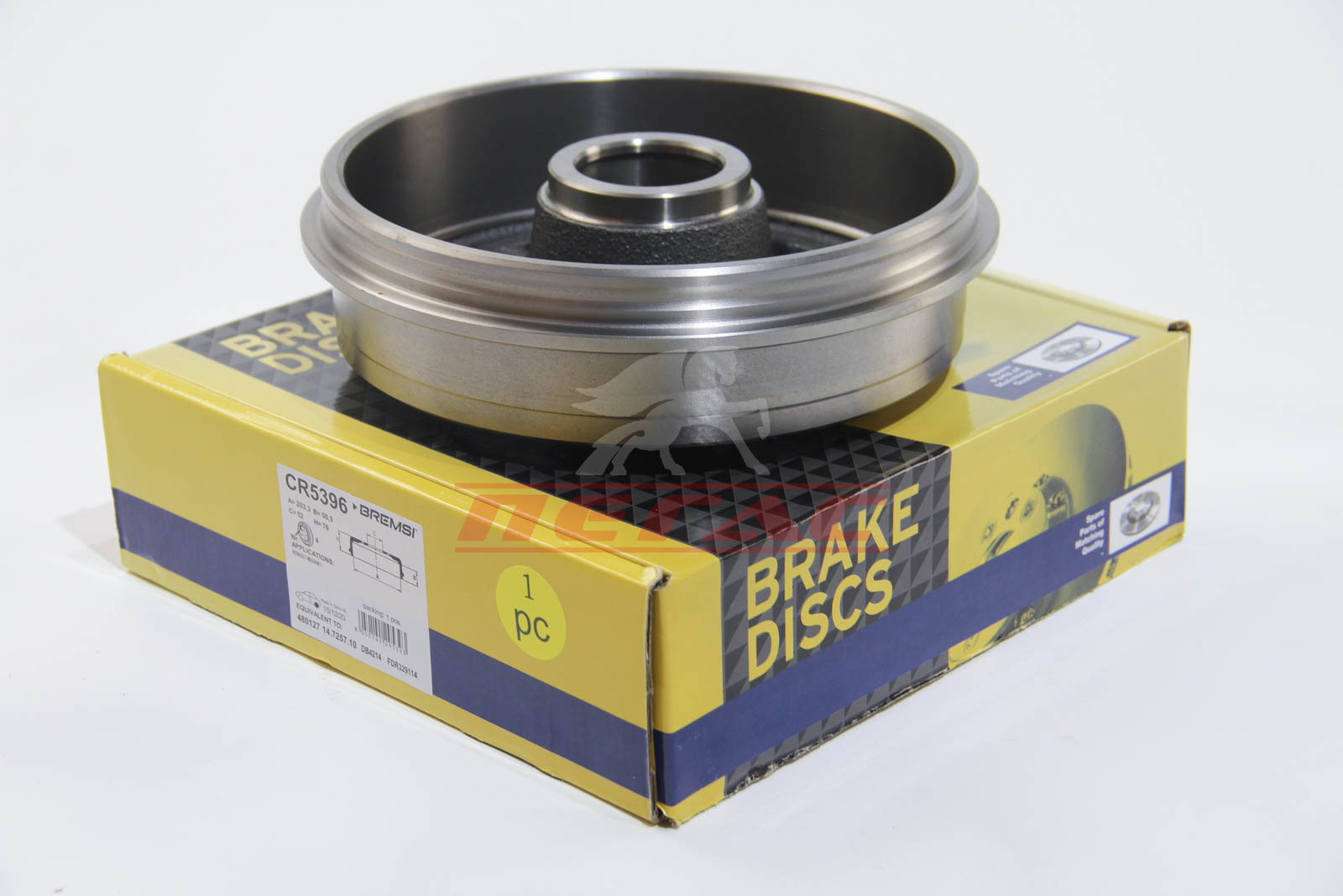 Гальмівний барабан Logan MCV Clio II Megane I 96- (без підшипника)