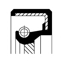 Сальник 98x110x8.5 колінвалу задній Ford Renault Volvo