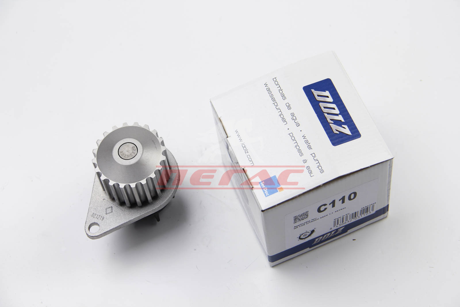 Водяний насос PEUGEOT 307 1.4I 3 2001-6 2005