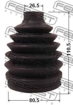 Пильовик шруса зовн. Toyota, Renault, Nissan, Mitsubishi