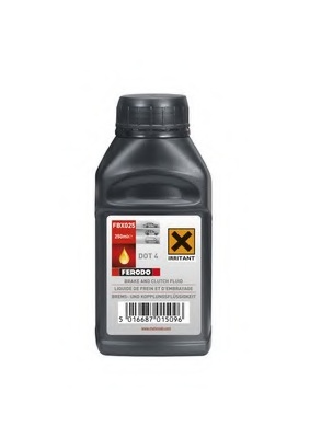 Гальмівна рідина DOT4 (0.25lL) FERODO