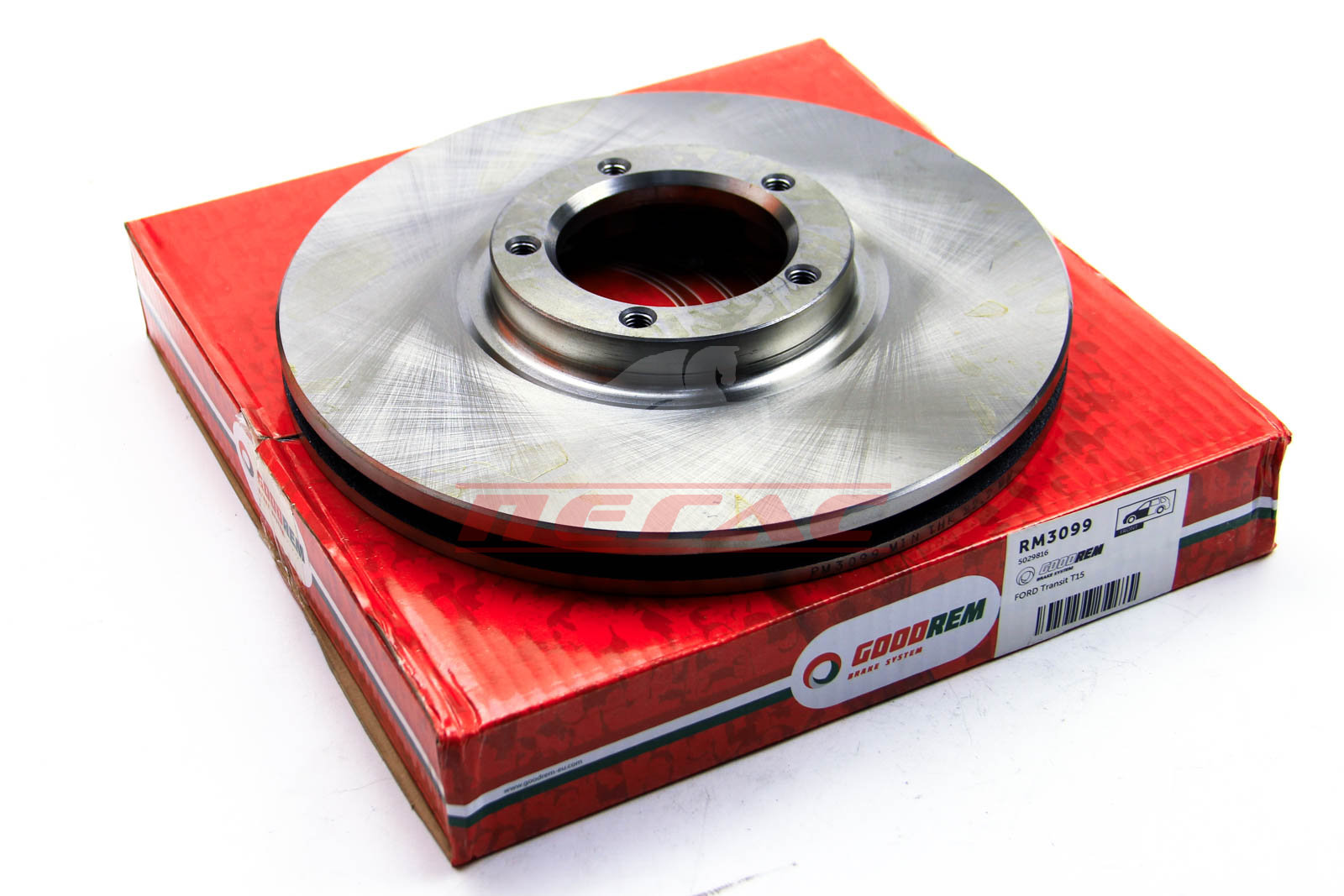 Гальмівний диск перед. Transit T15 91-00 (вент.)