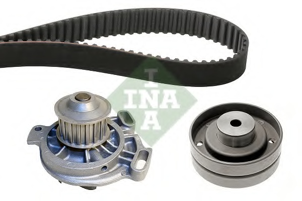 Комплект ГРМ   помпа VW T4 2.4D 2.5 90-03, 57 81kw (26.5x122z)