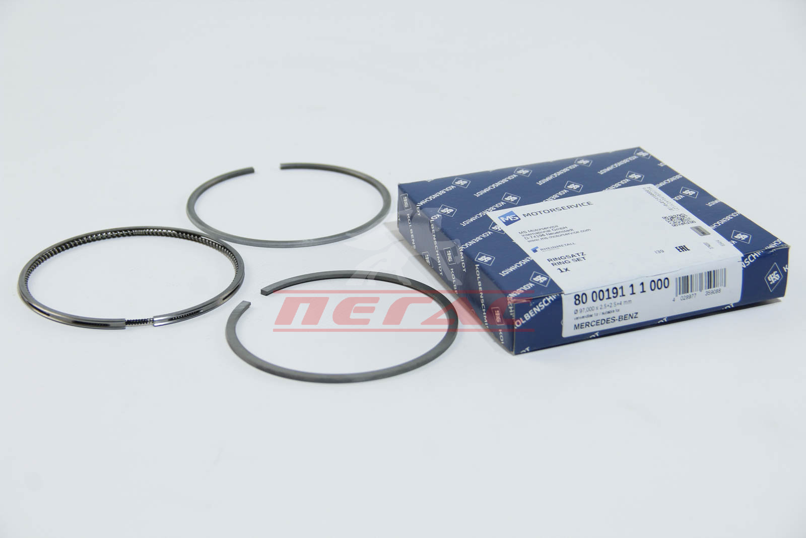 Кільця поршневі STD (на 1цил.) Mercedes Benz OM314-352