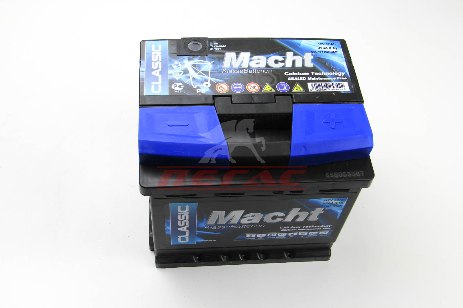 Аккумулятор Macht 50Ah 420A 207x175x190