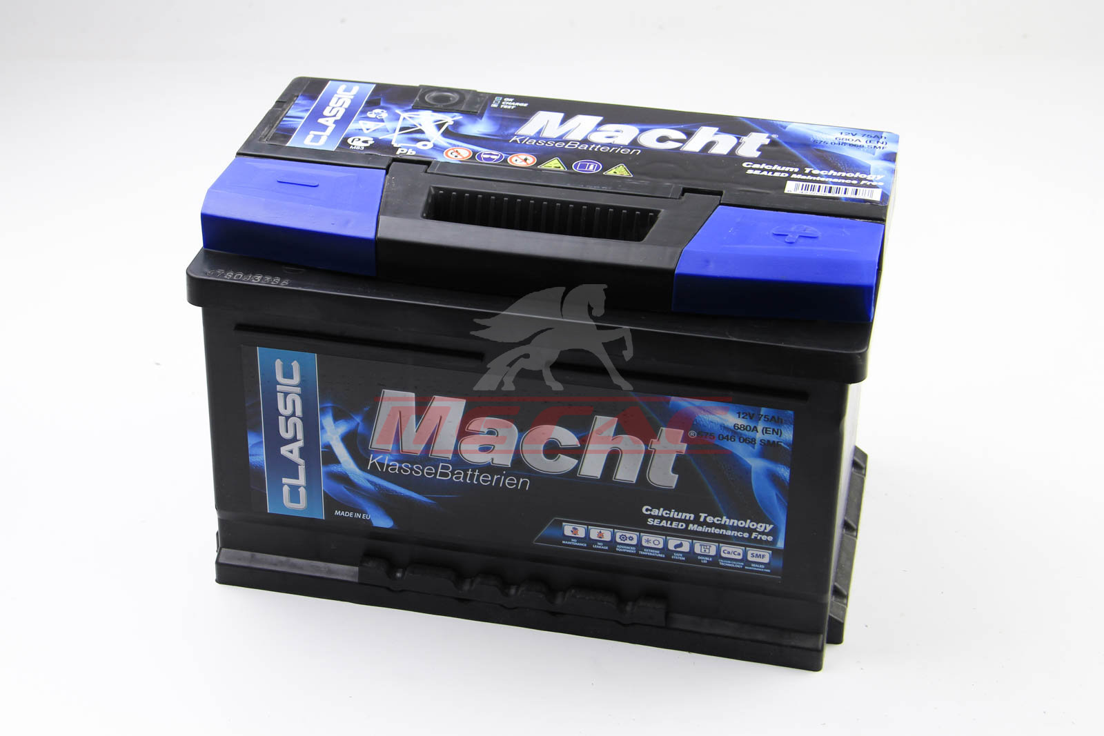Акумулятор MATCHT 75ah 680A