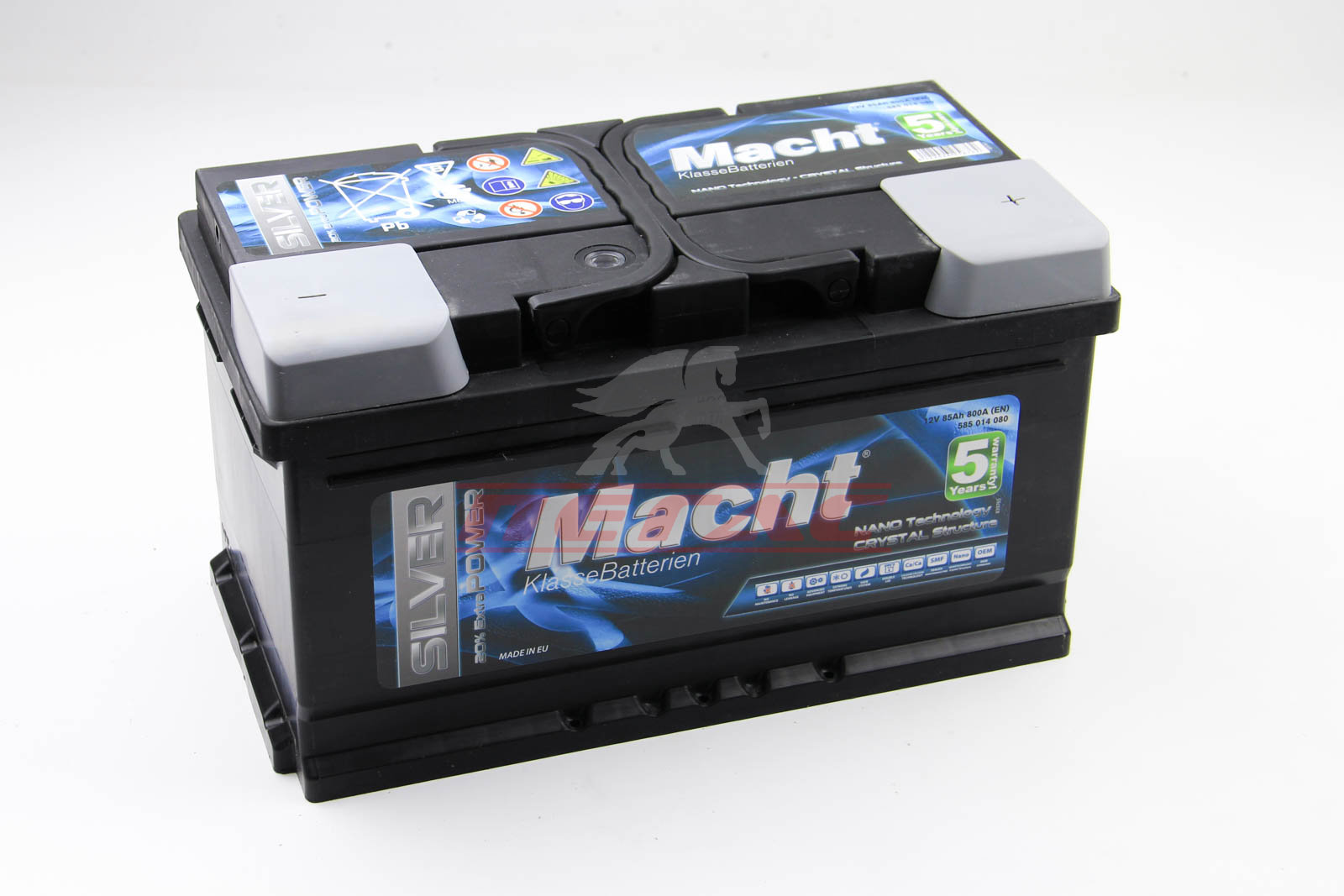 Аккумулятор Macht Silver Power 85Ah 800A 315x310x175