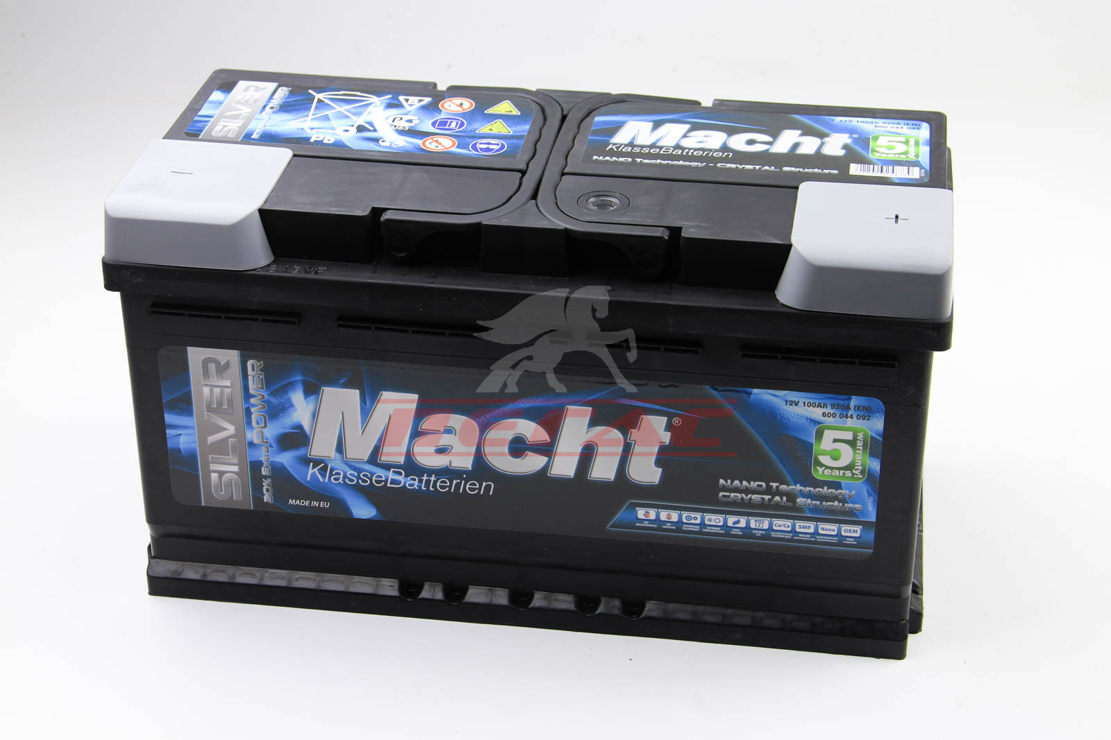 Аккумулятор Macht Silver Power 100Ah 920A 353x175x190
