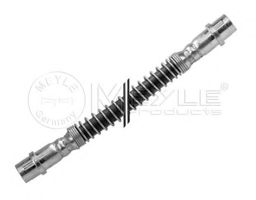 Шланг гальмівний (задній) VW Touareg 2.5-3.0TDI 02- (430mm)