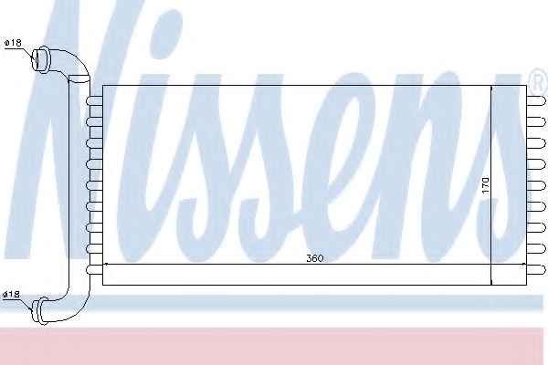 Радіатор пічки MB Vito (W639) 03-