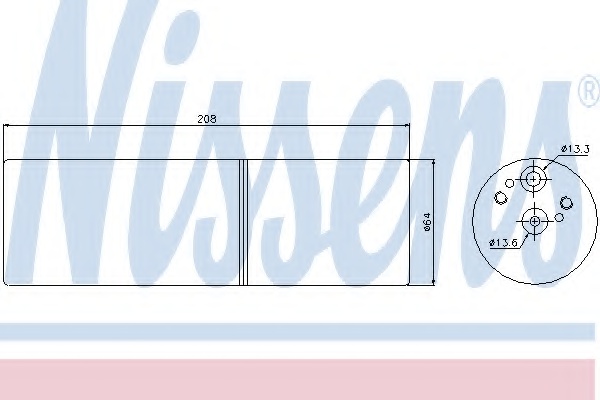 Осушувач кондиціонера MERCEDES W220 98-
